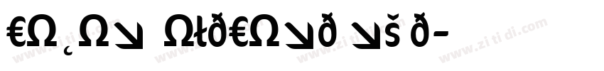 Cocon BoldCondensed字体转换